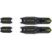 Fischer Fixations Rollerski Classic (Jaune - Classique)