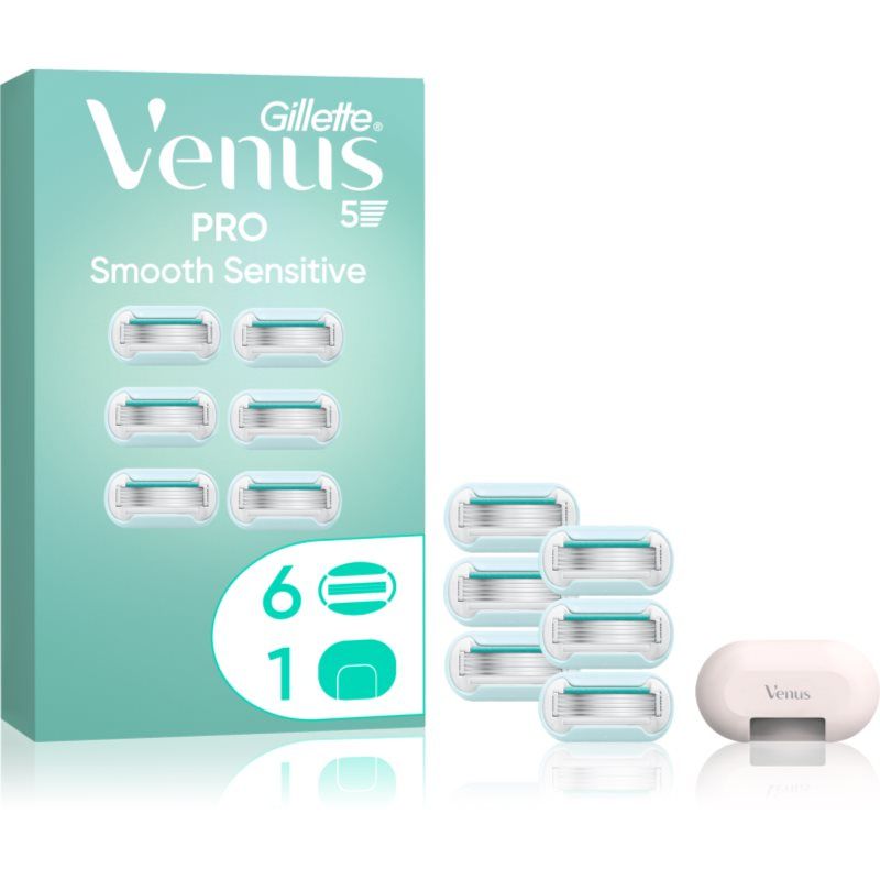 Gillette Venus Scheermesjes Venus PRO Glatt Sensitive Ersatzklingen (6x)