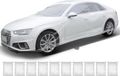 VEVOR Emballages de voiture en plastique transparent, 10 pièces, 22 x 12 pouces