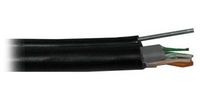 PLANET Câble FTP, 4 paires, Cat5e, PE+PVC, application extérieure, double gaine, fil porteur en acier, Fca, vendu au mètre