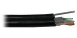 PLANET Câble FTP, 4 paires, Cat5e, PE+PVC, application extérieure, double gaine, fil porteur en acier, Fca, vendu au mètre