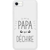 Apple Siliconen hoesje compatibel met iPhone 8 Dad who rockt
