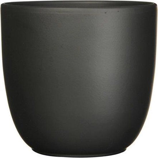 Mica Decorations Tusca Bloempot - H9 x Ø10 cm - Mat - Zwart