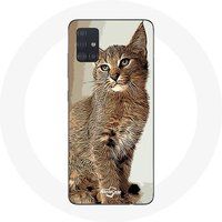 Maniacase Etui voor Samsung Galaxy A51 5G Siamese katten