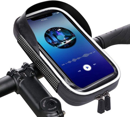 CoverMore Telefoonhouder Fiets - GSM Houder Fiets - Waterdicht - 360° Rotatie - Universeel