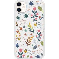 Apple iPhone 11 Fleurs colorees Verstevigd hoesje met sublimatie bedrukking