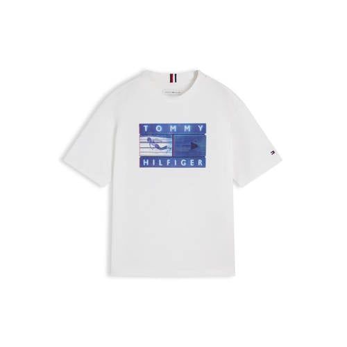 Tommy Hilfiger T-shirt met logo - wit