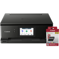 Canon PIXMA TS8750 - Printer Bundle with Extra Cartridges & Photo Paper