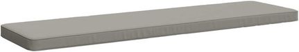 vidaXL - 1-delig - Coussin de banquette - VUGHT - 100% - Polyester - Gris - 140 x 40 x 5 cm