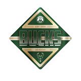 Rico Industries NBA Milwaukee Bucks metalen bord 41,9 cm x 41,9 cm
