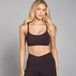 MyProtein MP Tempo sportbeha - Cacaobruin - S