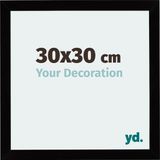 Your Decoration - Cadre photo 30x30 cm - MDF - Noir laqué - Mura