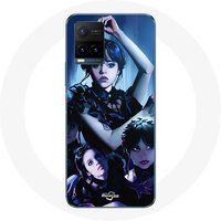 Maniacase Hoesje Vivo Y21s 2021 Woensdag Mercredi Addams