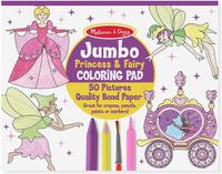 MELISSA & DOUG - Princess & Fairy - Livre de coloriage