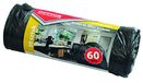 Waste OFFICE PRODUCTS Waste Bin Liners, standaard (HDPE), 60 l, 50 stuks, zwart