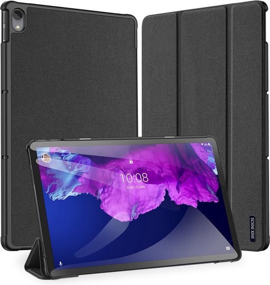 Dux Ducis Bookcase voor de Lenovo Tab P11 - Zwart