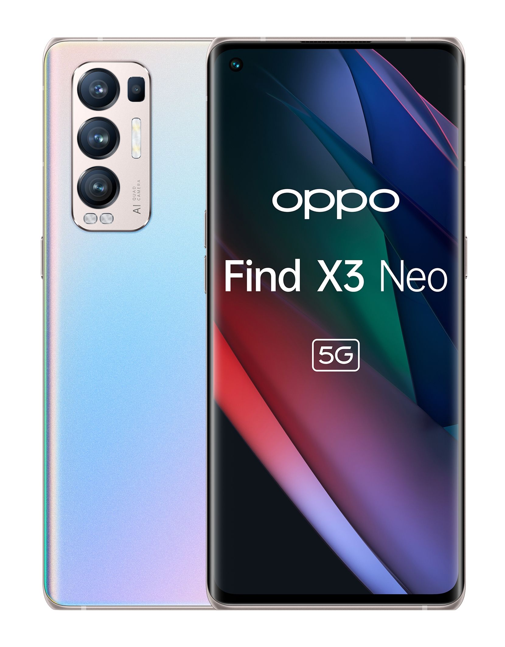 OPPO Find X3 Neo 5G 256GB Galactic Silver - Smartphone