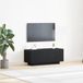 vidaXL Meuble TV 100 x 35 x 40 cm Chêne noir Bois d'ingénierie