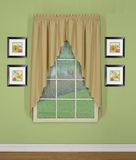 Today's Curtain Orleans Sint-jakobsschelp, 160 cm Swagger paar, 203 cm B x 160 cm L, linnen