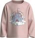 NAME IT NMFVEEN LS NREG TOP Mädchen Langarmshirts Baumwolle Lotus 92