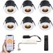 HOFTRONIC Set van 6 Olivia Smart LED Mini Inbouwspots - Wit - 12V 3W 150lm - Dimbaar - Wifi & Bluetooth - 2700K - IP44
