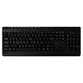 MediaRange bedraad multimedia toetsenbord met 9 speciale toetsen, QWERTY (GR) lay-out, pc-toetsenbord met Plug & Play USB 2.0 poort, spatwaterdicht & in hoogte verstelbaar, zwart