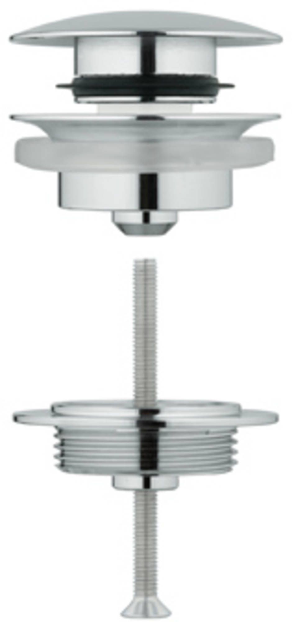 GROHE klikwaste afvoerplug 5/4" push to open chroom