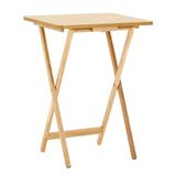 Premier Housewares Klaptafel van hout, 49 x 39 x 65 cm, lichtbruin
