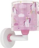 Dalber Unicorn - Kinder wandlamp - Roze