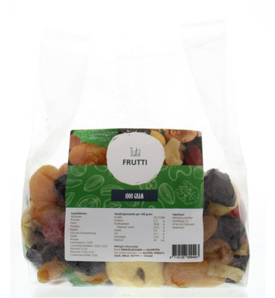 Mijnnatuurwinkel Tutti frutti 1000G