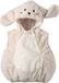 Vertbaudet Baby Jumpsuit Konijn Kostuum Wit Unisex 56/62