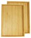 Ensemble de 2 plateaux en bambou pour aliments et collations
