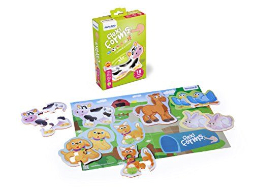 Miniland 35221 - Flexi vorm: 6 dieren, spel
