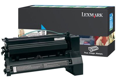 Lexmark C780H1CG toner cartridge - Cyaan - 10000 pagina's
