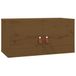 vidaXL Wandkast 60x30x30 cm massief grenenhout honingbruin