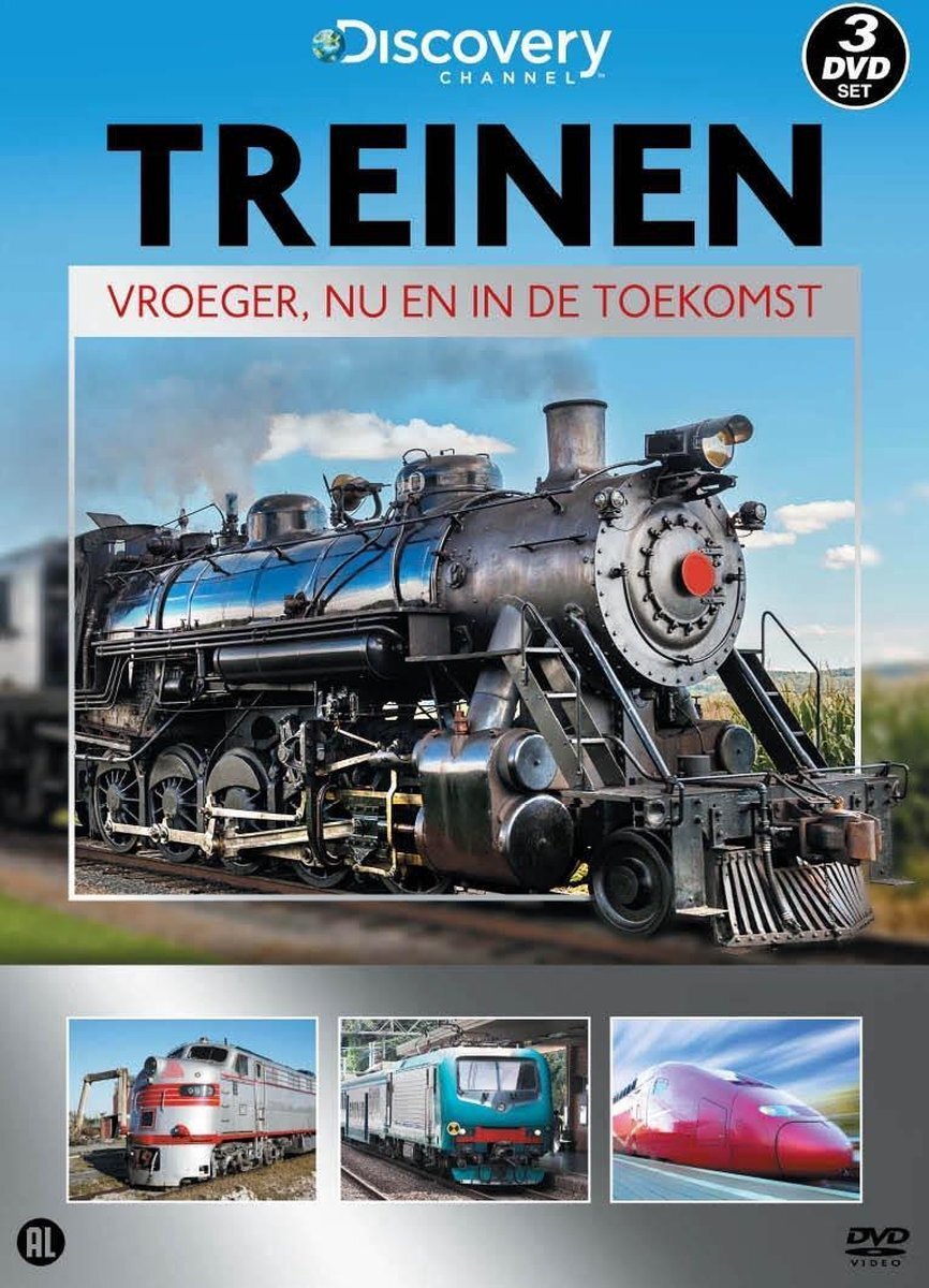 BAECKENS 3+1 GRATIS - Treinen DVD pakket - Tijdperk van de stoomtreinen - Eerste Stoomtreinen - Laatste stoomtreinen - Treinen vroeger nu en in de toekomst