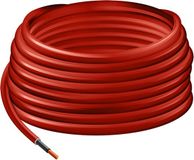 Logilink Solar Kabel 6mm2 | 25 meter - rood