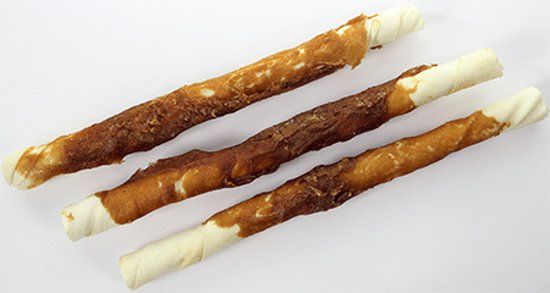 Animal King 3 x 2 Eend met runderhuidstick - 28 cm - Hondensnack