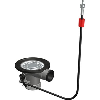 Franke 112.0301.673 - Afvoerzeef en toebehoren - Roestvrijstaal - Zwart, Roestvrijstaal