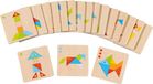 Goki Houten Tangram Puzzel Wereld Educatief Speelgoed Kleurrijk