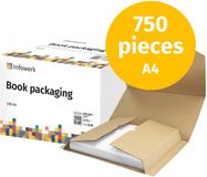 Infowerk Book Packaging, DIN A4, Shipping Packaging, Unprinted, 750 pieces