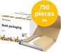 Infowerk Book Packaging, DIN A4, Shipping Packaging, Unprinted, 750 pieces