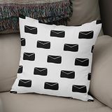 Bonamaison Decoratieve kussenhoes willekeurig patroon, gooien kussenhoezen, home decoratieve kussenslopen voor woonkamer, bank, slaapkamer, grootte: 43x43 cm - ontworpen en vervaardigd in Turkije