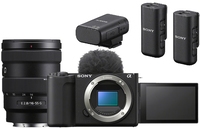 Sony ZV-E10 II Camera + 16-55mm F/2.8 G Lens + ECM-W3 Microphone Bundle