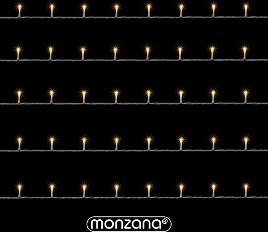 Monzana Lichtsnoer 600 LEDS – Afstandsbediening Timer – Warm Wit