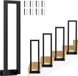 Hong Kong Baijing Technology Limited Trapleuning 100 cm Zwart Metaal Mat