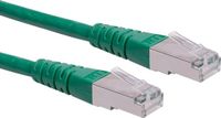Roline patchkabel Cat.6 (Klasse E) S/FTP (PiMF), groen, 5 m