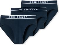 Schiesser Heren Rio Slip - Donker Blauw - 3 pack - Maat M