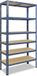 Shelfplaza HOME étagère métallique - 155x120x50 cm - bleu - 6 tablettes
