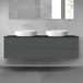 OLTENS Vernal ensemble de meubles de salle de bain, 3 pièces, composé de 2 meubles bas avec tiroirs et d'un plateau de console de 160 x 48,6 cm